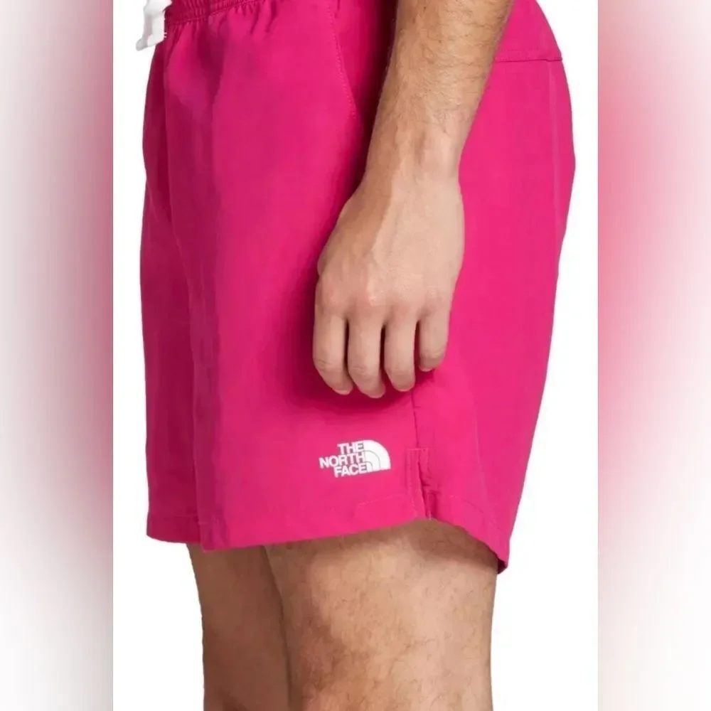 EUC The North Face Men’s 5” Action Woven 2.0 Pink Athletic Shorts - Size L